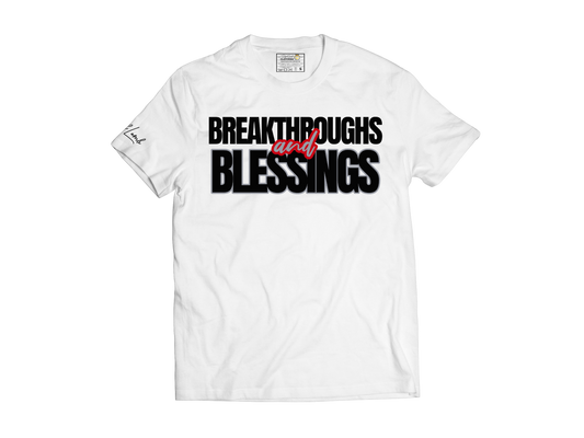 Breakthroughs and Blessings Tee (Red)